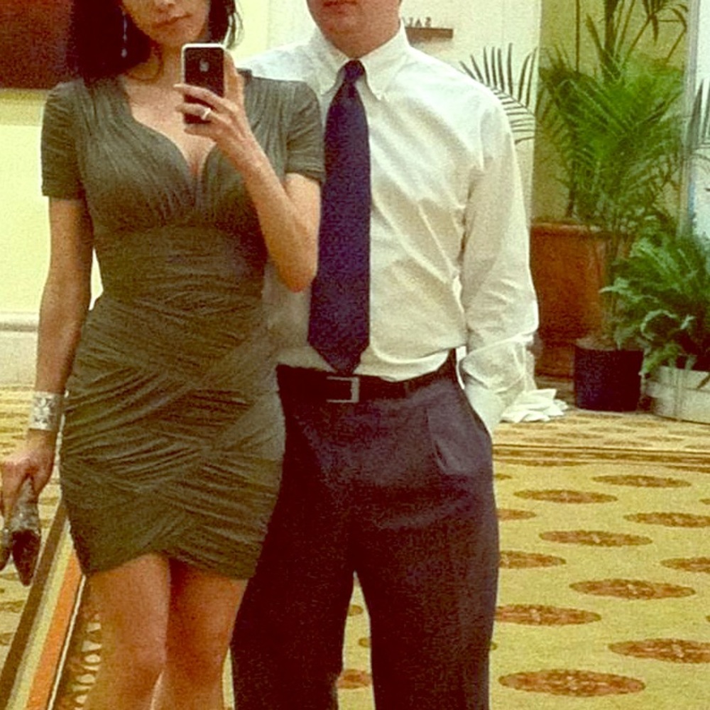 Halston Heritage Bandage Dress